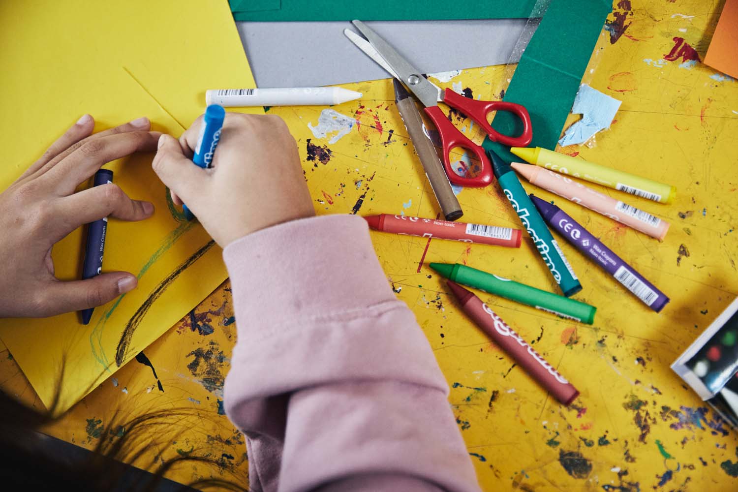 Tegning Farveblyant Billedkunst Broe