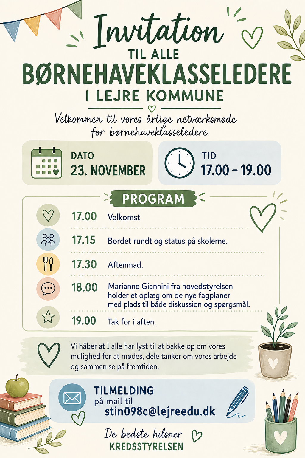 Netværksmøde Børnehaveklasseledere